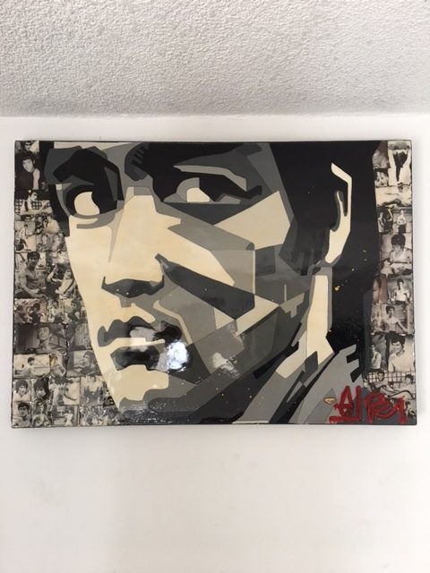 Cuadro Bruce Lee arte inspiracional por Brian Rendón