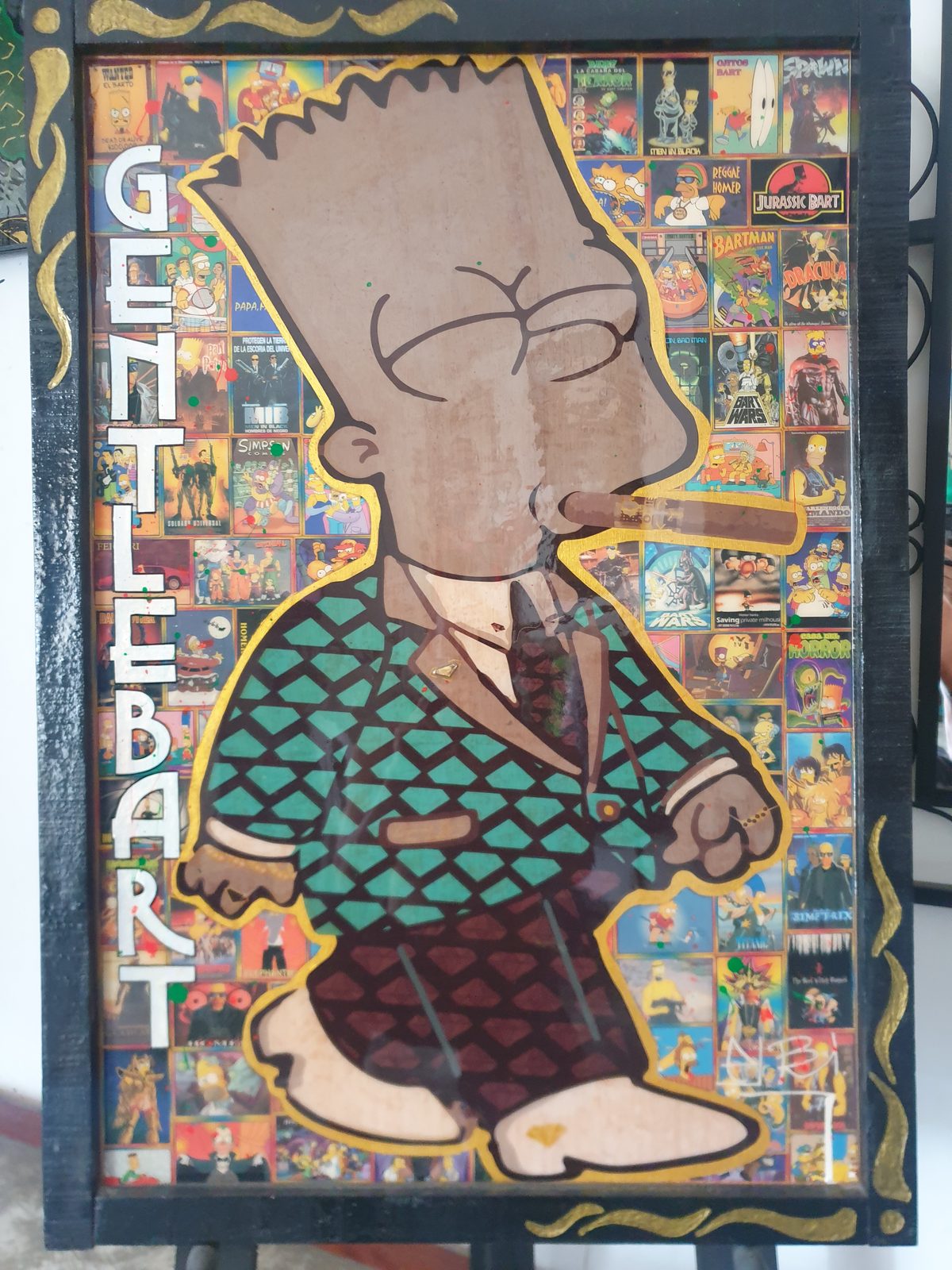 Cuadro Gentlebart arte gráfico por Brian Rendón
