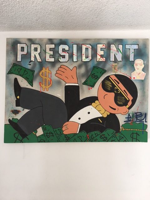 Cuadro President arte liderazgo por Brian Rendón